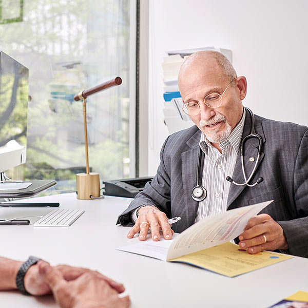 Doctor having consultation with patient