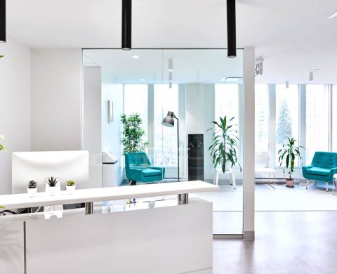 Santé Cannabis reception area