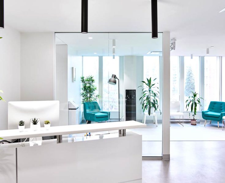 Santé Cannabis reception area