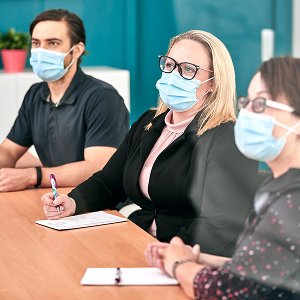 A group of patients at a Santé Cannabis support group